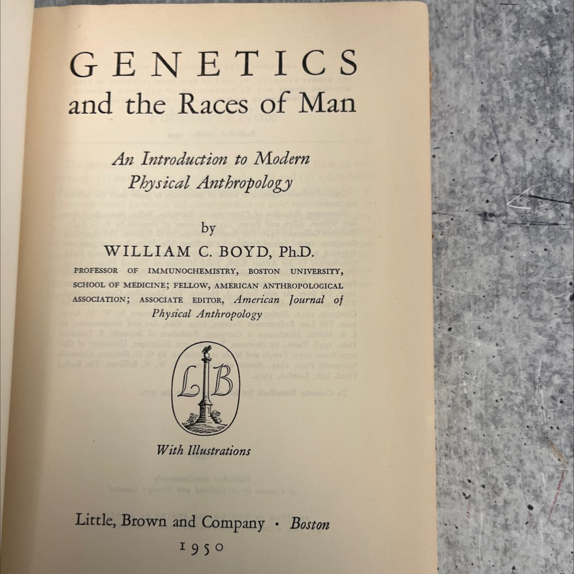 genetics and the races of man an introduction to modern physical anthropology book, by william c. boyd, 1950 Hardcover image 2