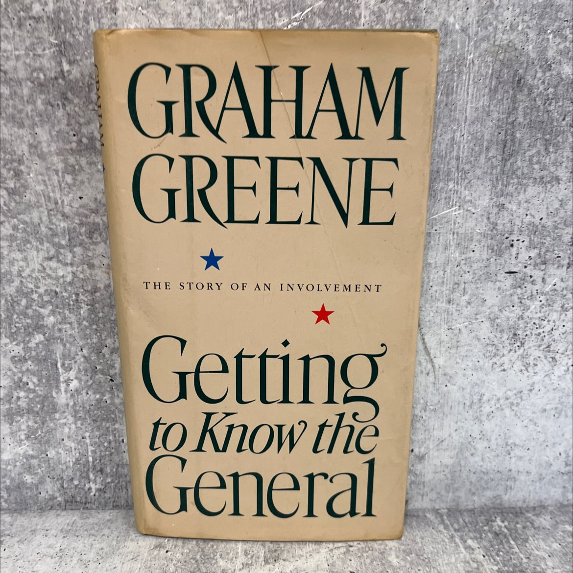 getting to know the general book, by graham greene, 1984 Hardcover, First Edition, Vintage image 1