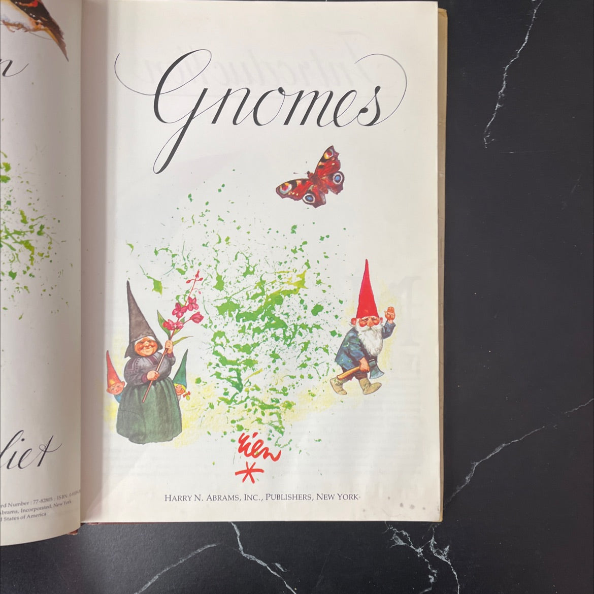 gnomes book, by Rien Poortvliet, 1977 Hardcover, Vintage image 2