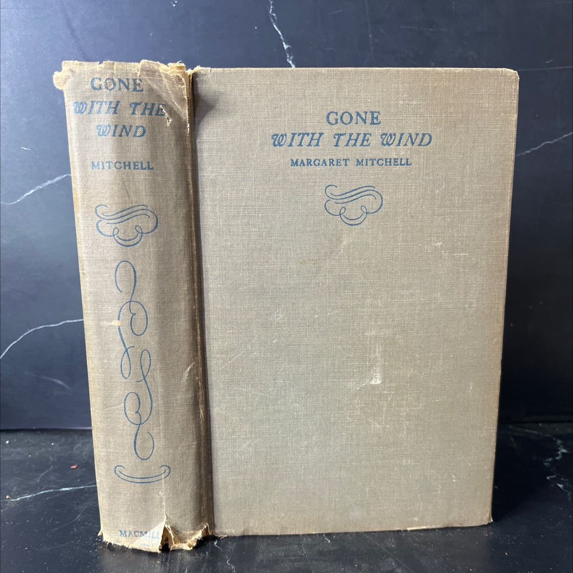 gone with the wind book, by margaret mitchell, 1936 Hardcover, Antique, Heavily Used image 1