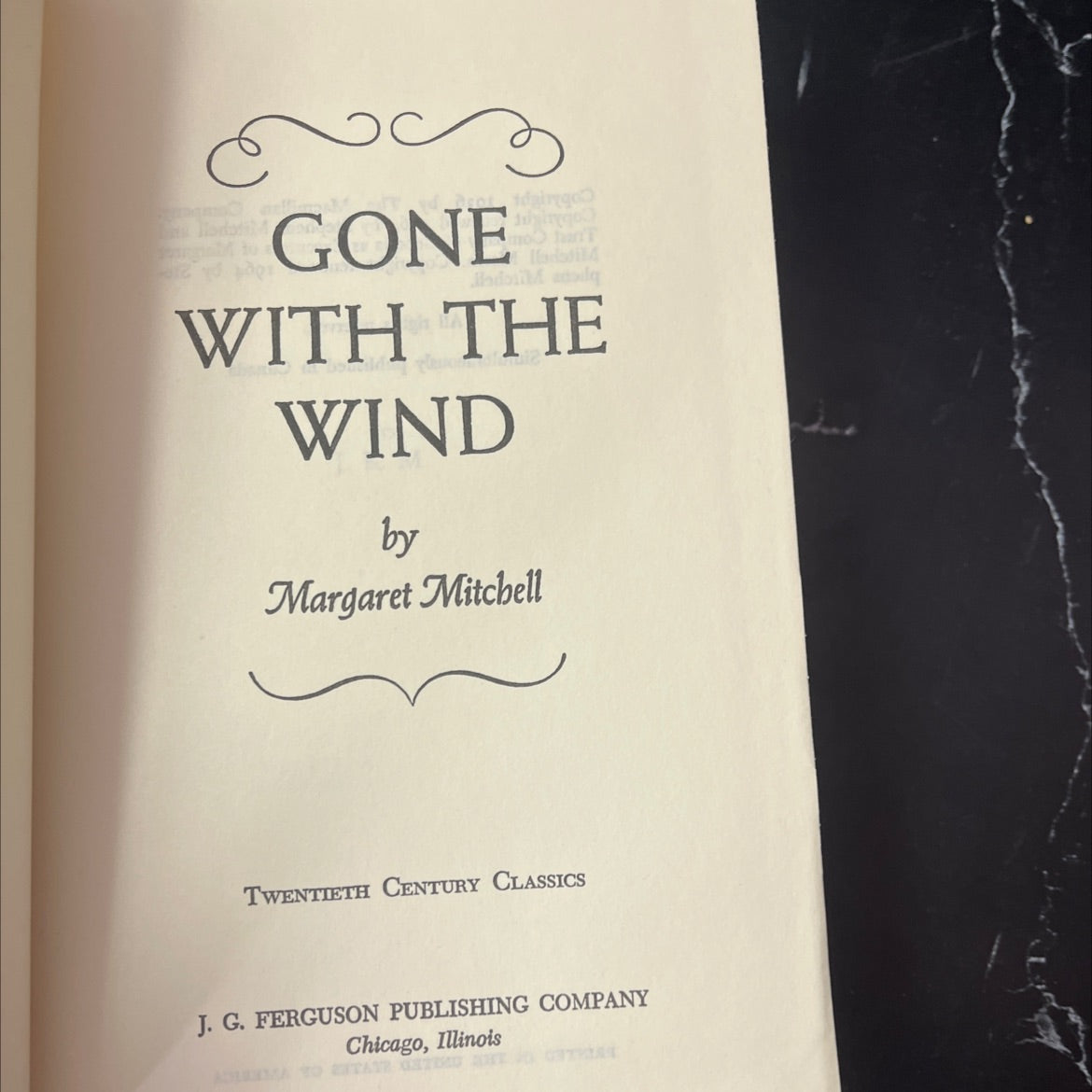 gone with the wind book, by Margaret Mitchell, 1964 Hardcover, Vintage image 2