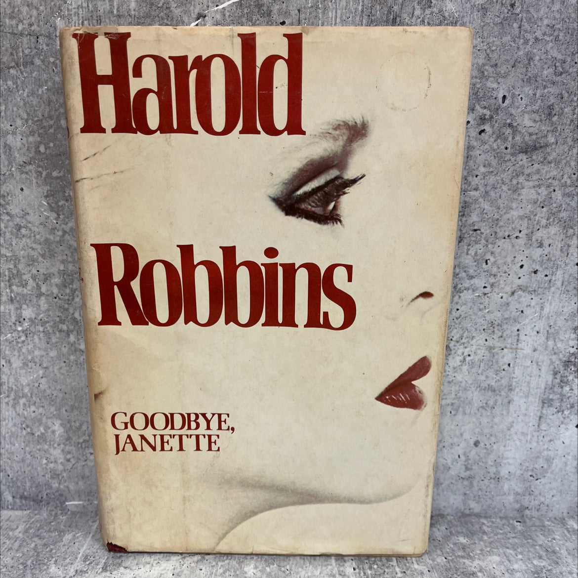 goodbye, janette book, by harold robbins, 1981 Hardcover image 1