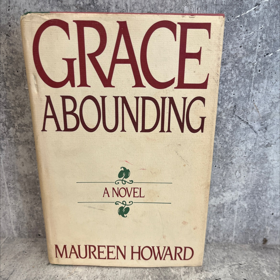 grace abounding book, by Maureen Howard, 1982 Hardcover, Vintage image 1