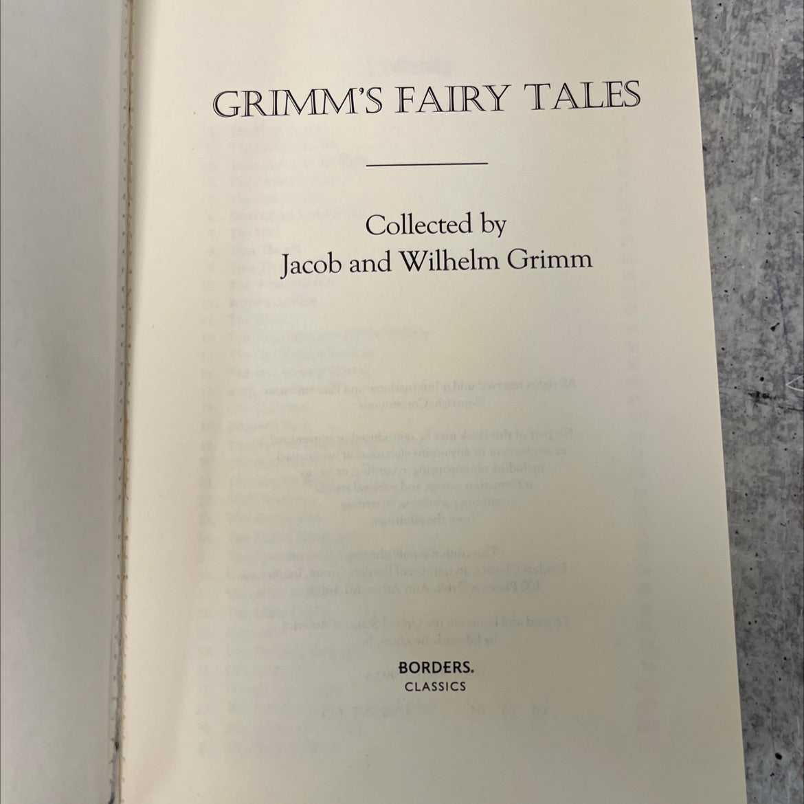 grimm's fairy tales book, by jacob and wilhelm grimm, 2005 Leather image 2