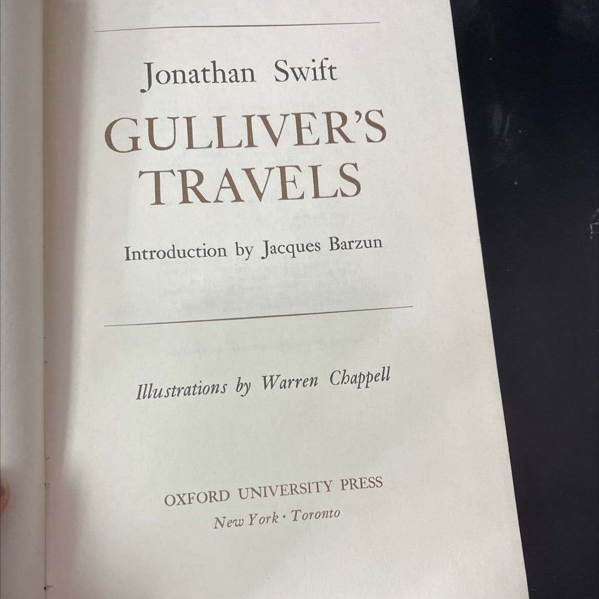 gulliver's travels book, by jonathan swift, 1977 Hardcover, Vintage image 2