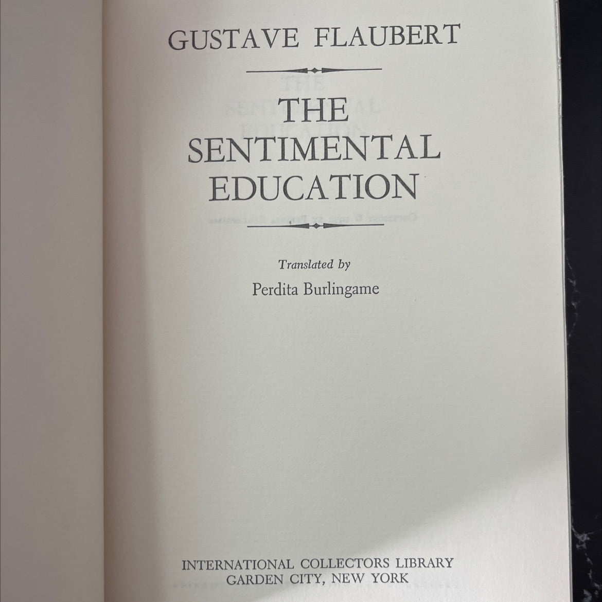 gustave flaubert the sentimental education book, by gustave flaubert, 1972 Hardcover, Vintage image 2