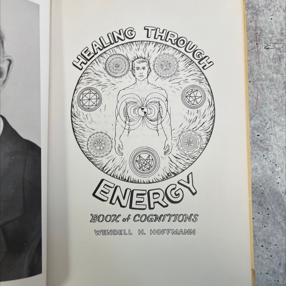 healing through energy book of cognitions book, by wendell h. hoffmann, 1982 Hardcover, Vintage image 2