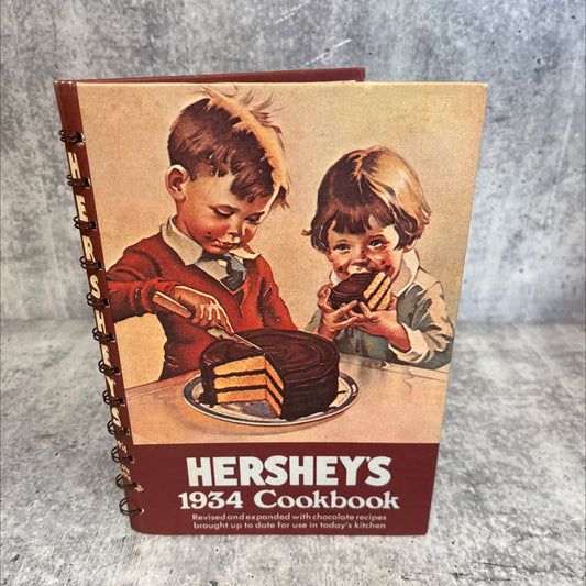 hershey's 1934 cookbook book, by unknown, 1971 Hardcover, Vintage image 1