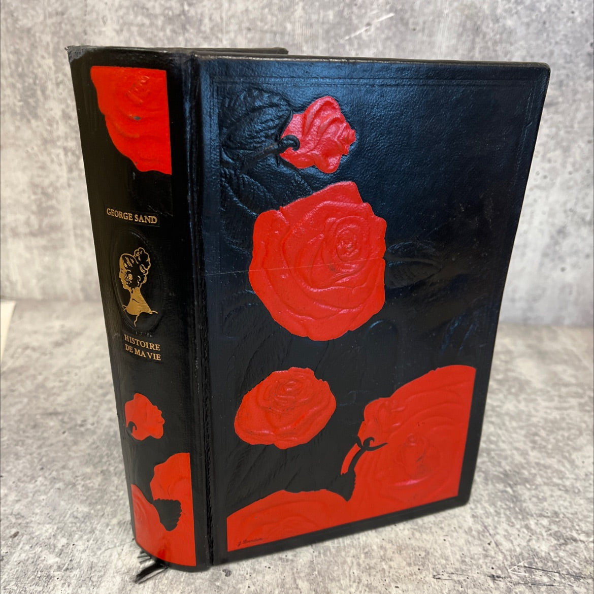 histoire de ma vie book, by george sand, 1990 Leather, First Edition image 1