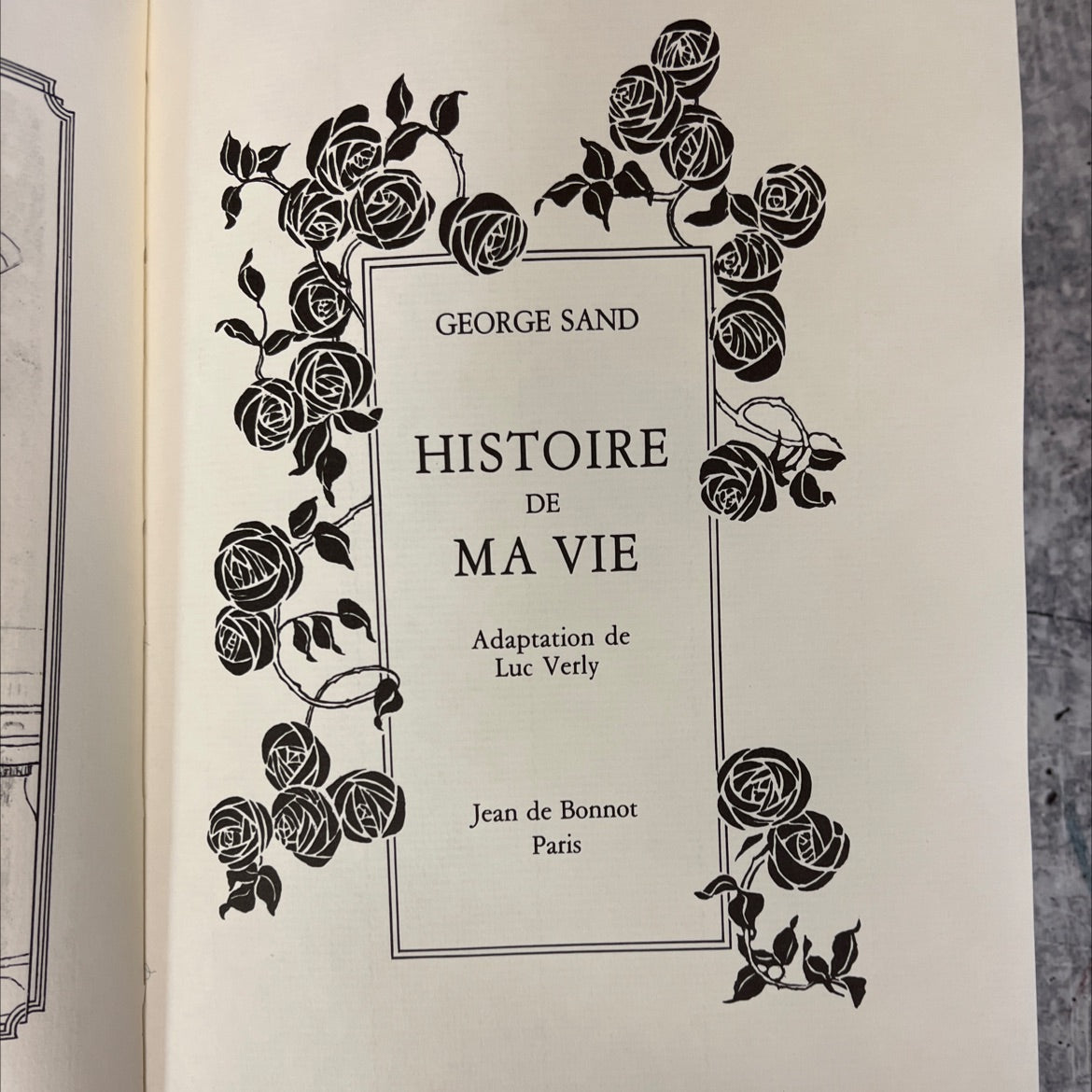 histoire de ma vie book, by george sand, 1990 Leather, First Edition image 2