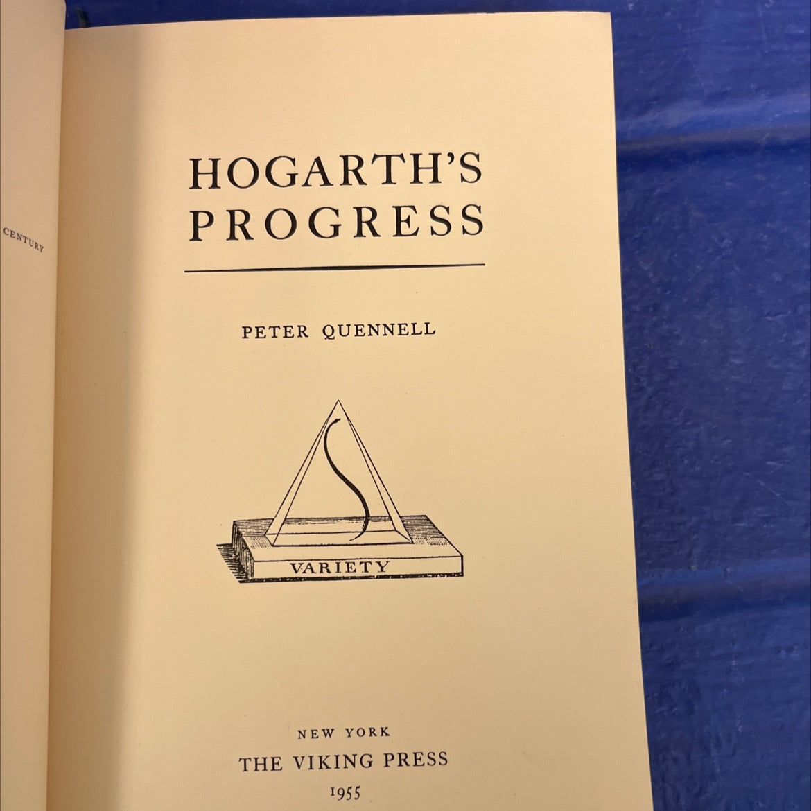 hogarth's progress book, by peter quennell, 1955 Hardcover image 2