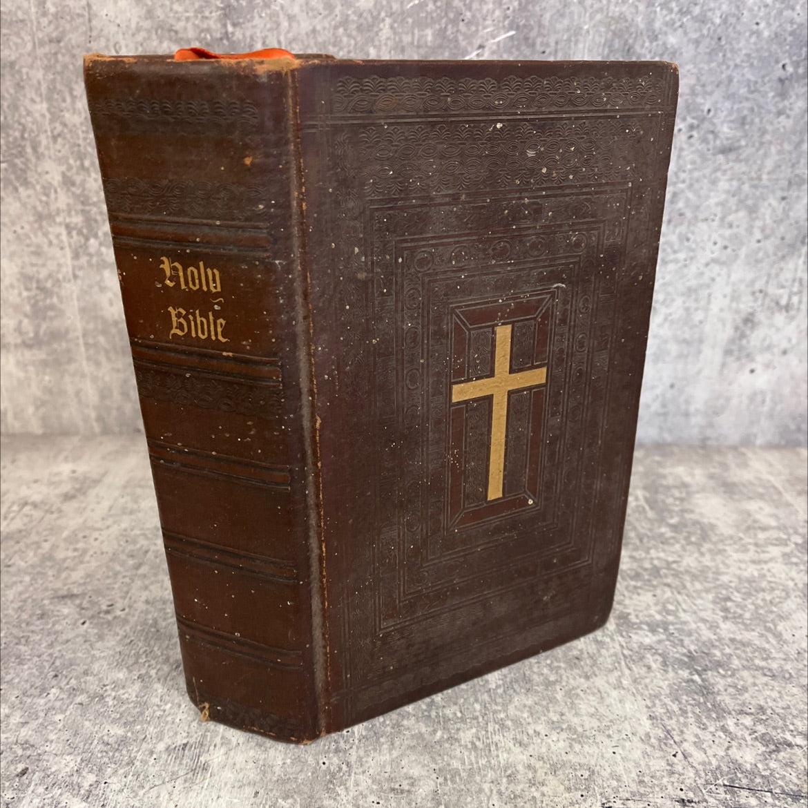 holy bible catholic family edition book, by unknown, 1953 Hardcover, Vintage image 1