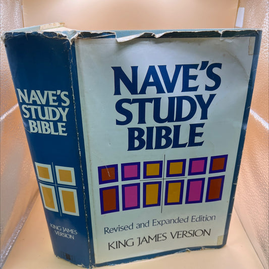 holy bible nave's study bible revised and expanded edition king james version book, by Nave, 1978 Hardcover, KJV image 1