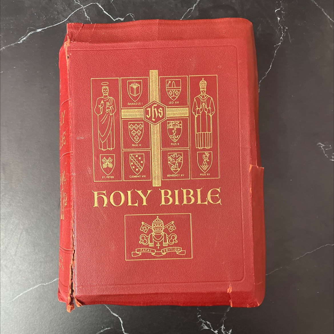 holy bible old testament in the douay-challoner text new testament and psalms in the confraternity text book, by image 1