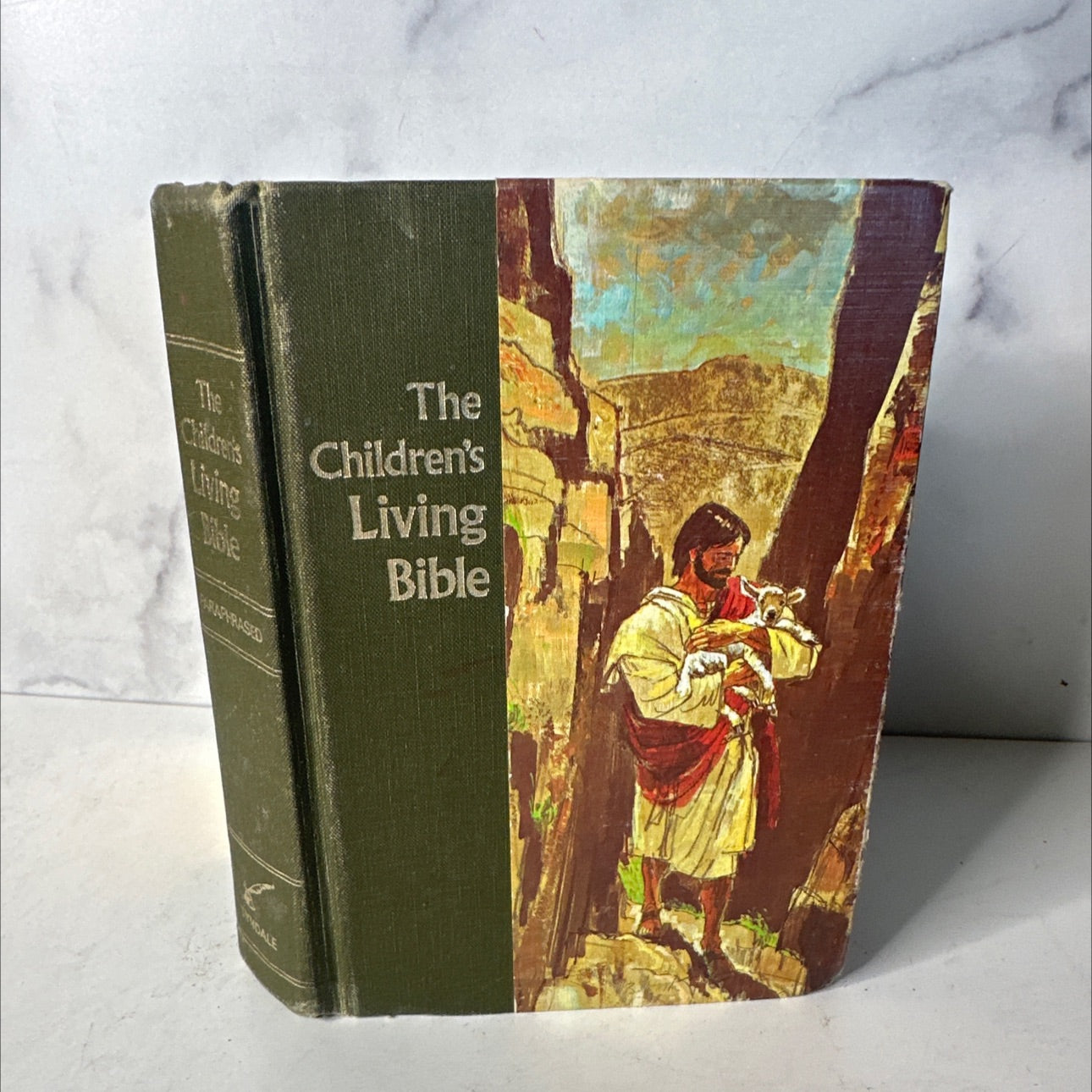 holy bible the children's living bible paraphrased book, by unknown, 1976 Hardcover image 1