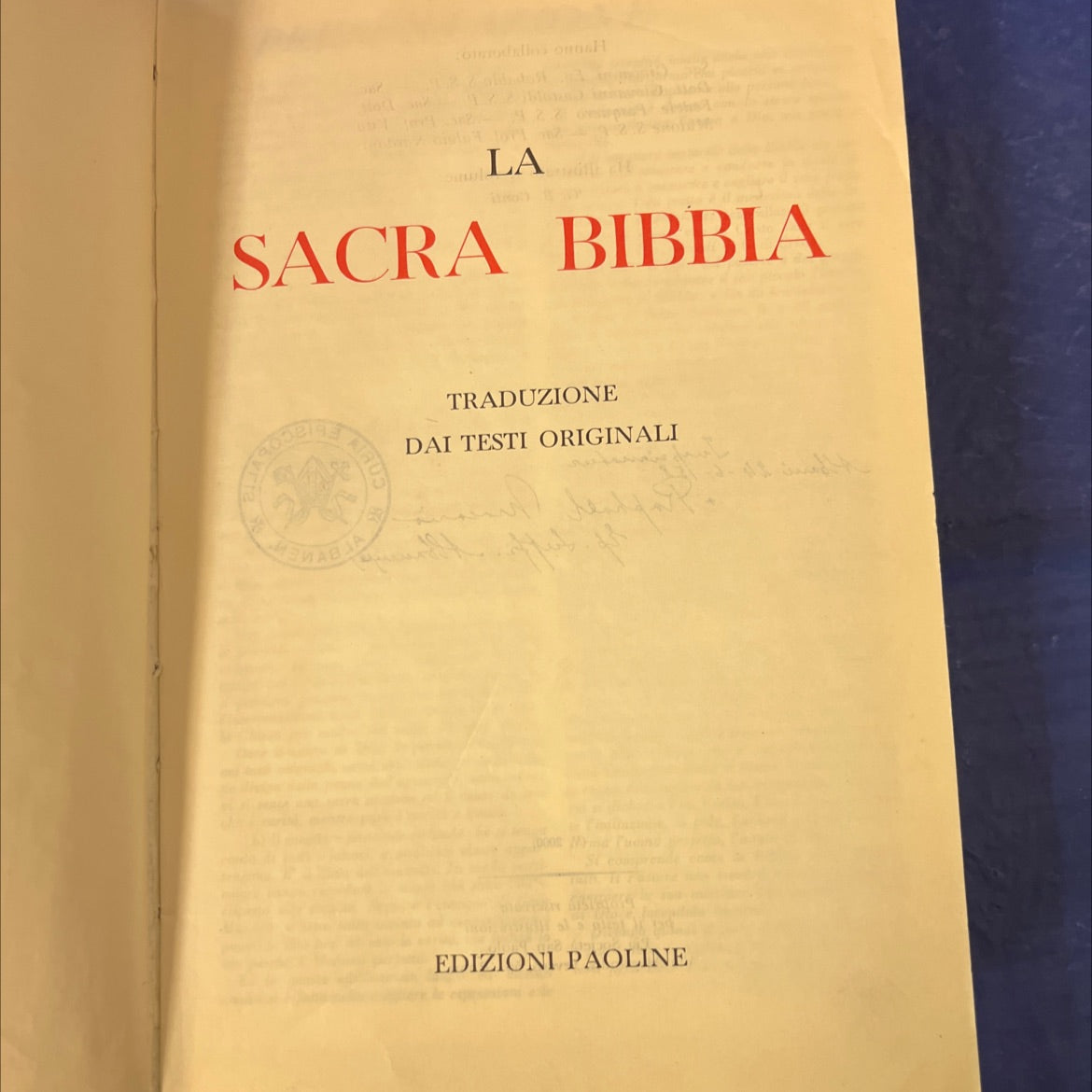 holy bible book, by Sac. Giovanni Ev. Robaldo S. S. P., Sac. Dott. Giovanni Castoldi S. S. P., Sac. Dott. Fedele image 2