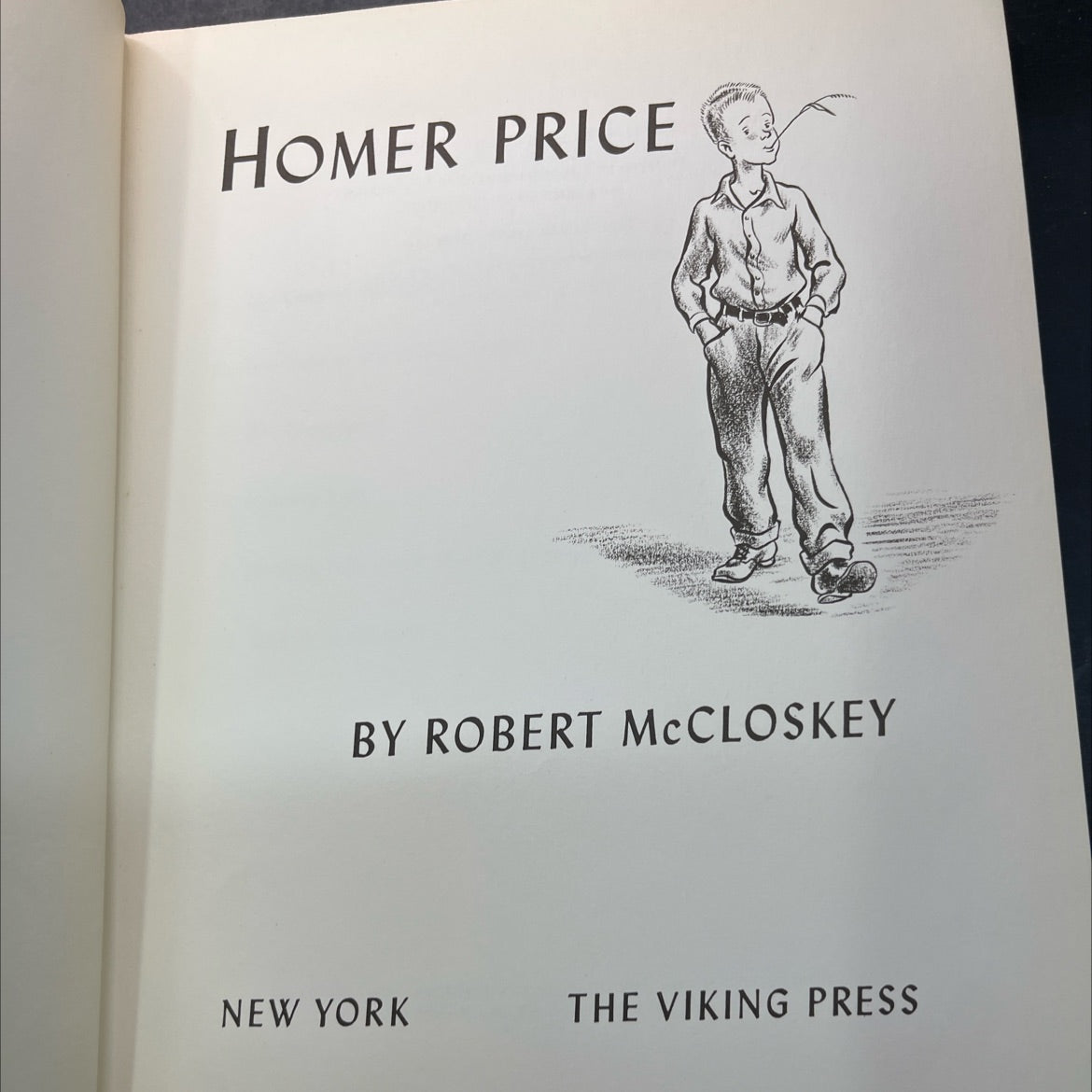 homer price book, by robert mccloskey, 1966 Hardcover image 2