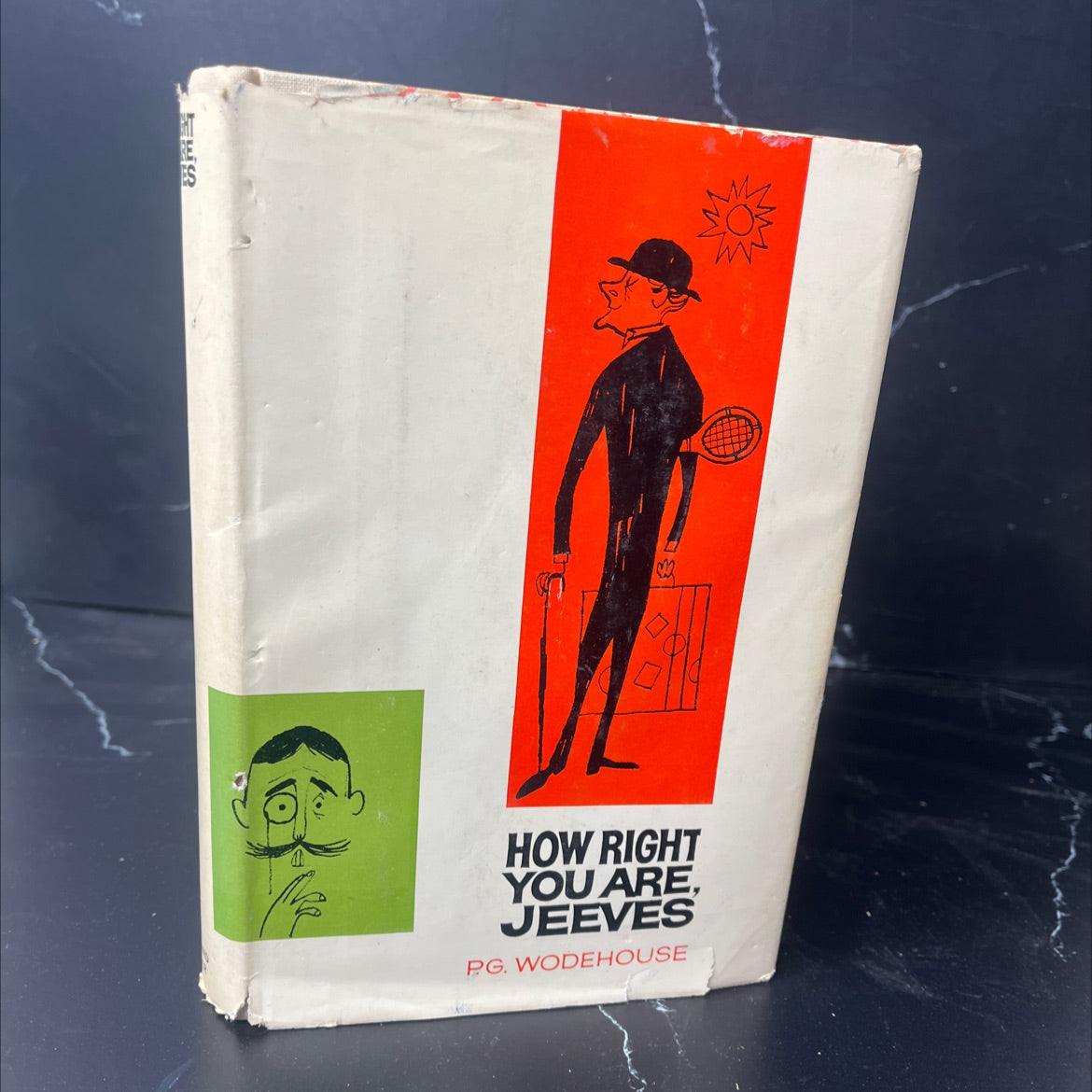 how right you are, jeeves book, by p. g. wodehouse, 1960 Hardcover, Vintage image 1