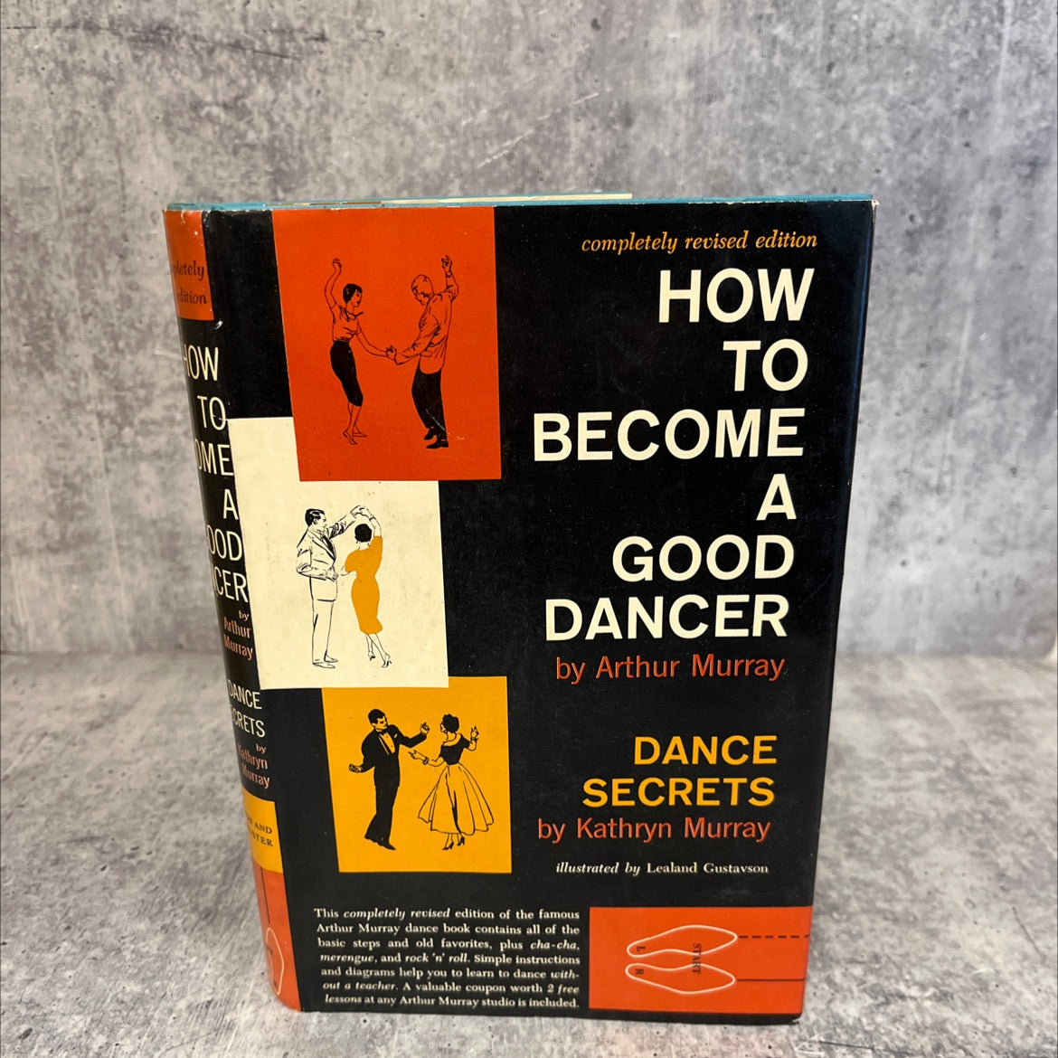 how to become a good dancer book, by arthur murray, 1959 Hardcover, Vintage image 1