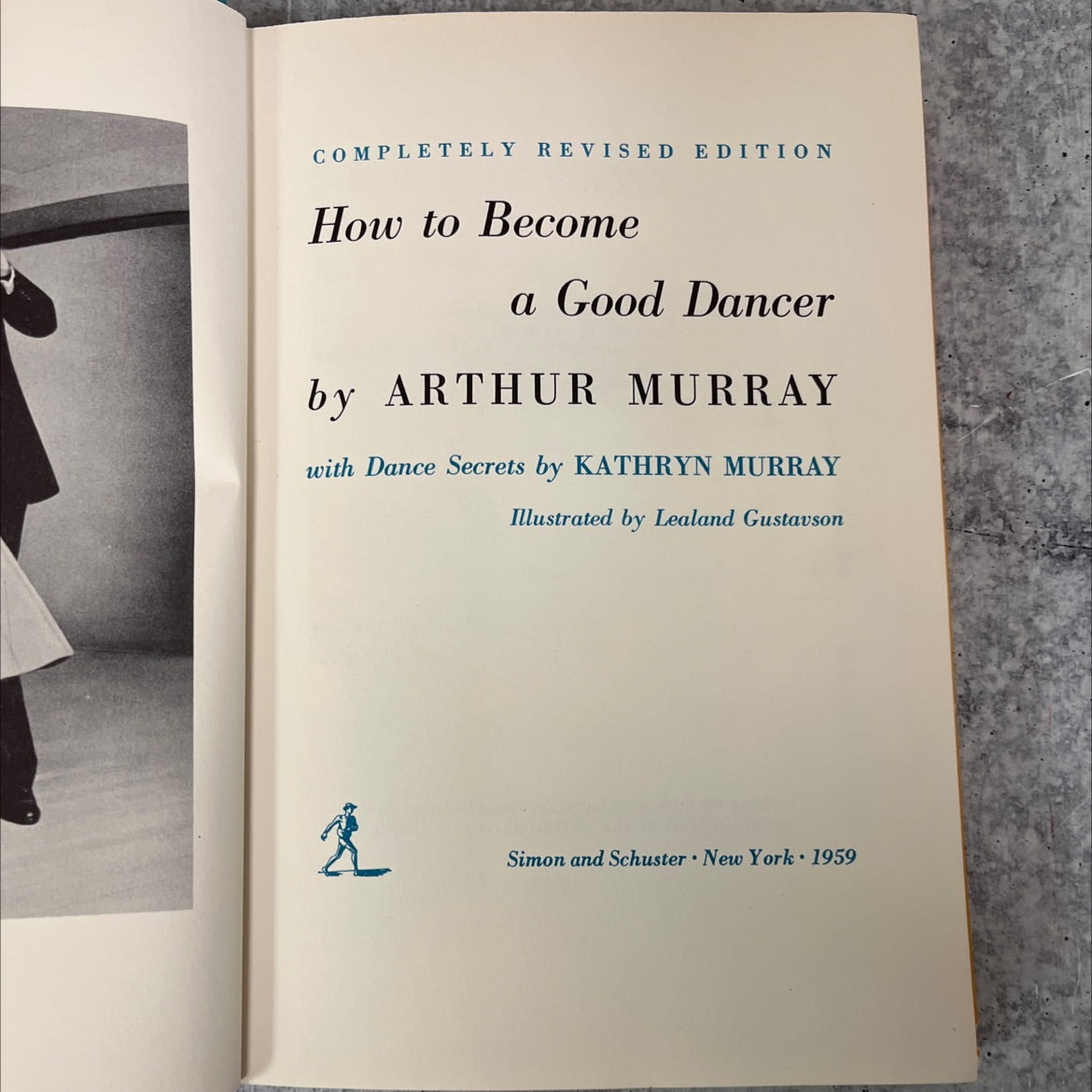 how to become a good dancer book, by arthur murray, 1959 Hardcover, Vintage image 2