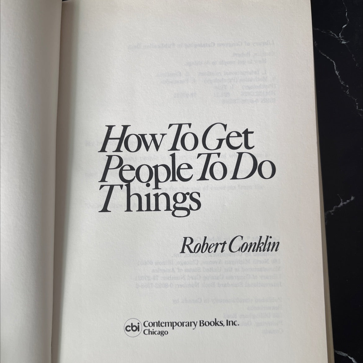 how to get people to do things book, by Robert Conklin, 1979 Hardcover image 2