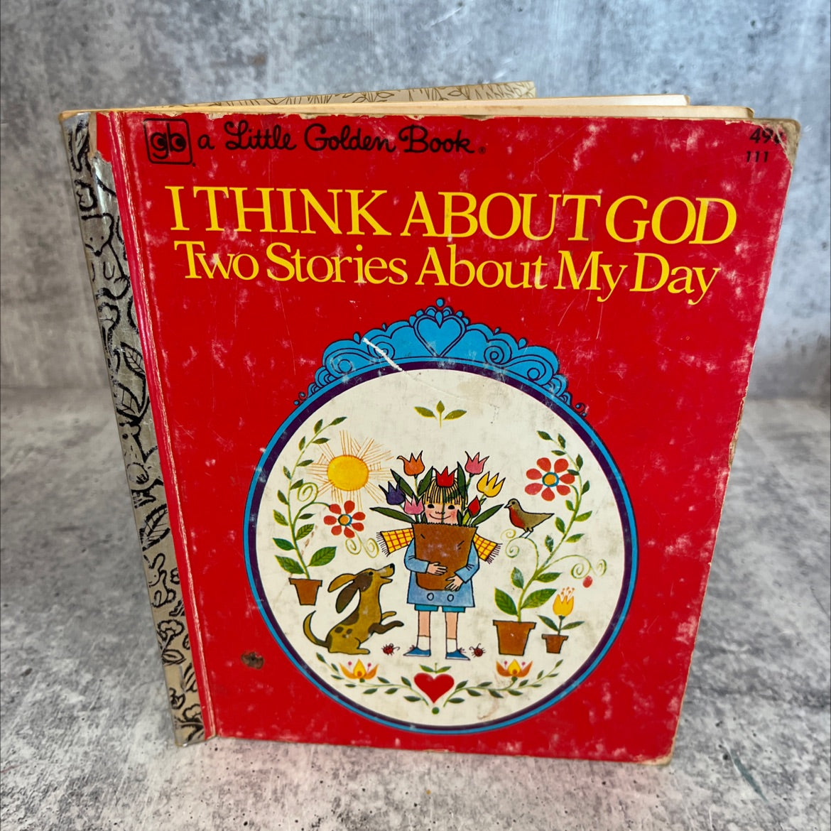 i think about god book, by Sue Val, 1976 Hardcover image 1