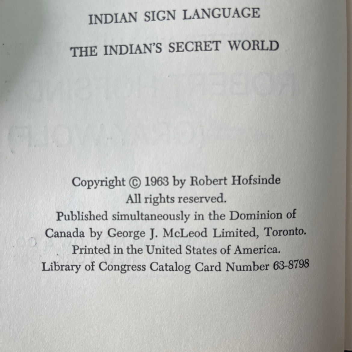 indian fishing and camping book, by robert hofsinde, 1963 Hardcover, Vintage image 3