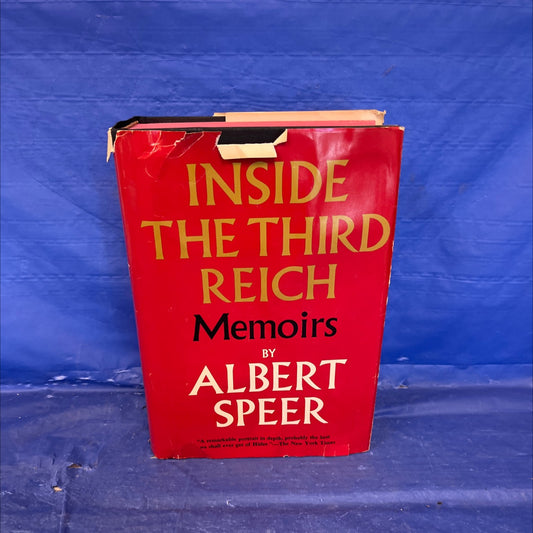 inside the third reich memoirs by albert speer book, by albert speer, 1970 Hardcover image 1