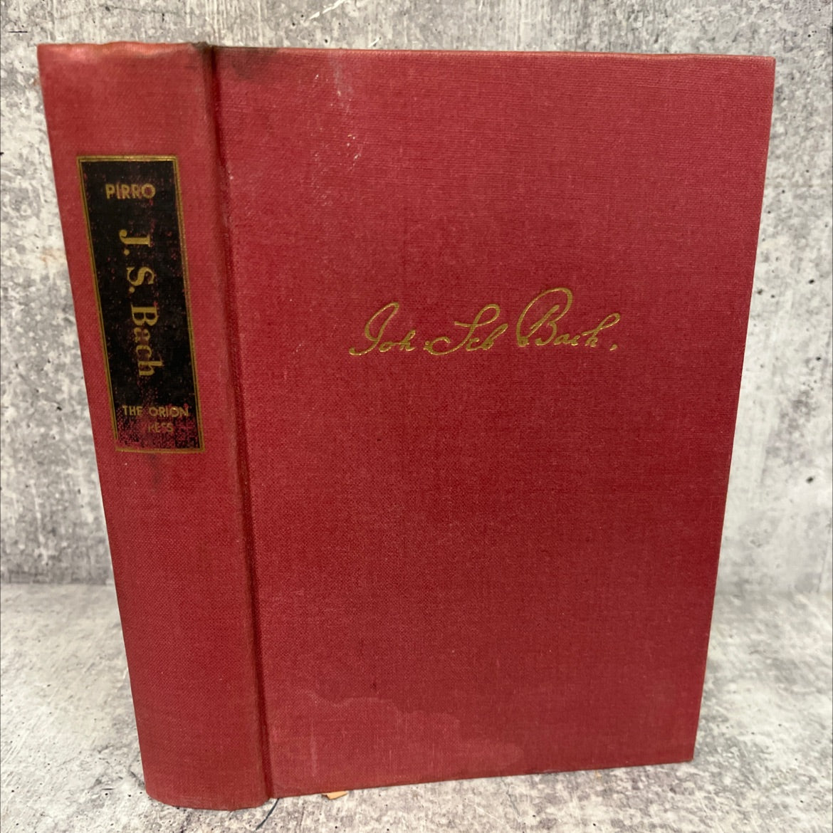 j. s. bach book, by andré pirro, 1957 Hardcover, Vintage image 1