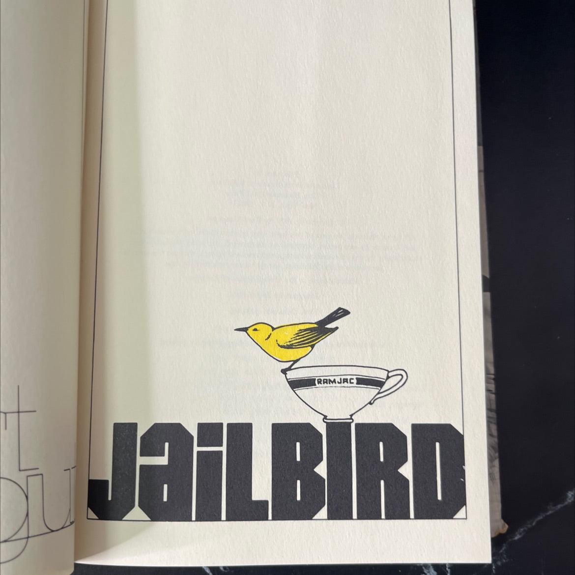 jailbird book, by kurt vonnegut, 1979 Hardcover, First Edition, Vintage image 2