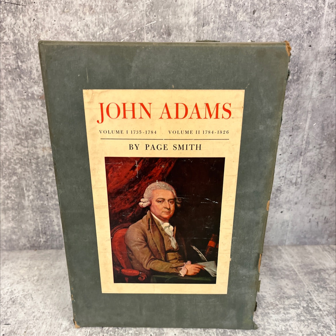 john adams volume i 1735-1784 book, by page smith, 1962 Hardcover image 1