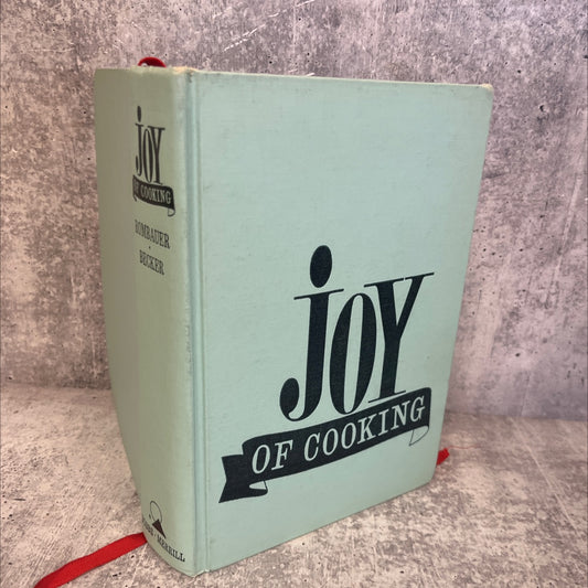 joy of cooking book, by Irma S. Rombauer, Marion Rombauer Becker, 1964 Hardcover, Vintage image 1