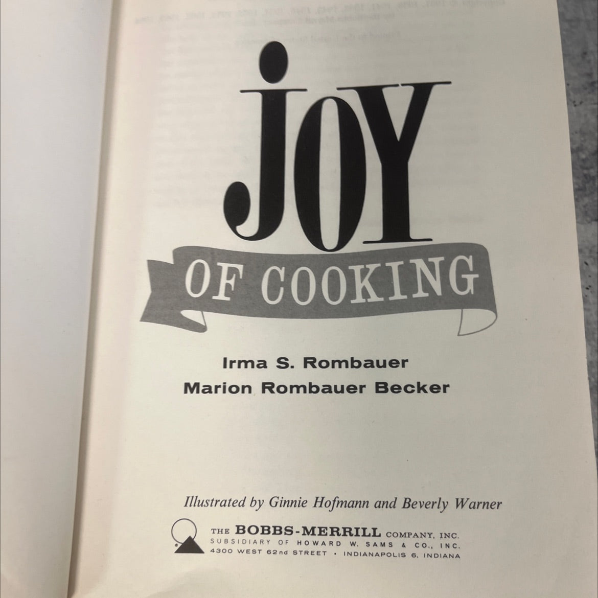 joy of cooking book, by Irma S. Rombauer, Marion Rombauer Becker, 1964 Hardcover, Vintage image 2