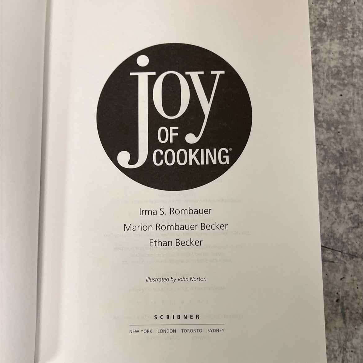 joy of cooking book, by irma s. rombauer, marion rombauer becker, ethan becker, 2006 Hardcover image 2