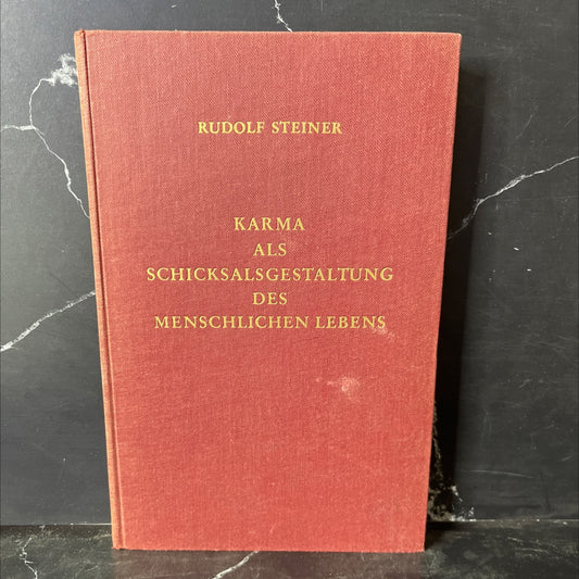 karma as the shaping of human destiny book, by rudolf steiner, 1955 Hardcover, Vintage image 1