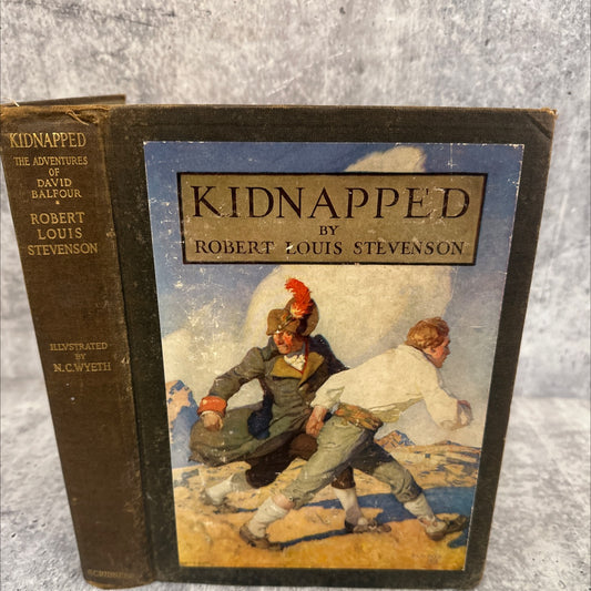 kidnapped the adventures of david balfour book, by robert louis stevenson, 1913 Hardcover image 1