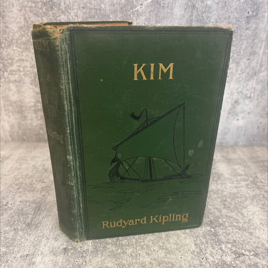 kim book, by rudyard kipling, 1901 Hardcover, Rare, Antique image 1