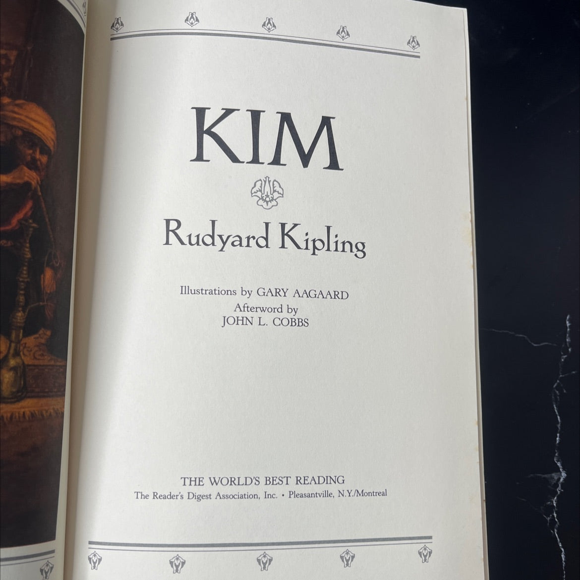 kim book, by rudyard kipling, 1990 Hardcover image 2