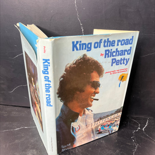 king of the road book, by richard petty, 1977 Hardcover, Vintage image 1