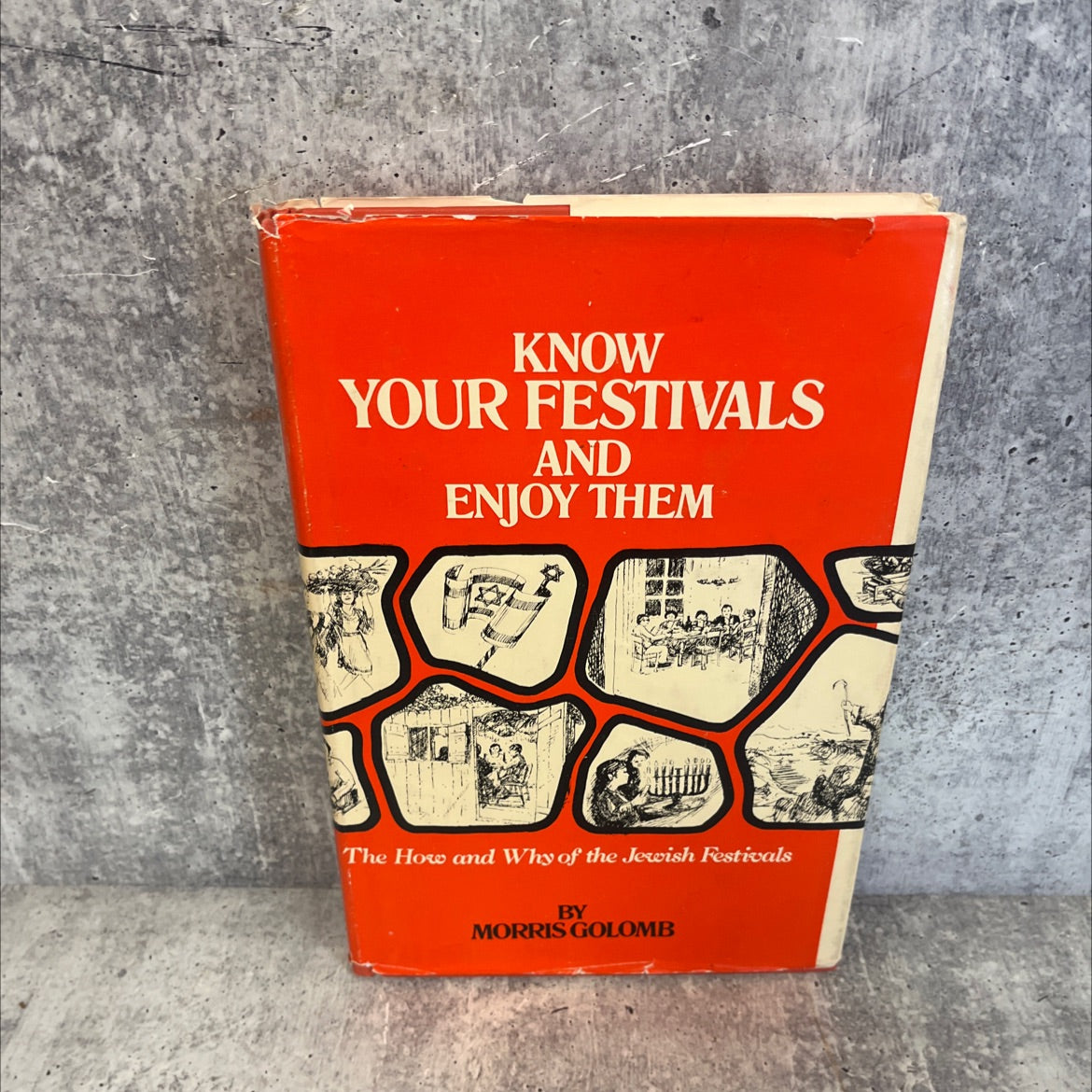 know your festivals and enjoy them the how and why of the jewish festivals book, by morris golomb, 1973 Hardcover image 1