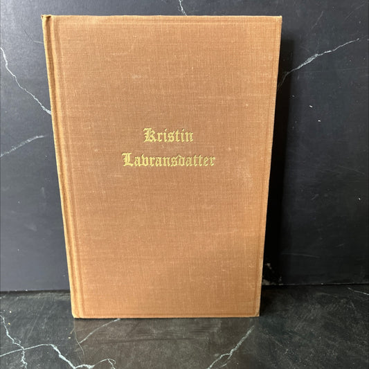 kristin lavransdatter volume i the bridal wreath book, by sigrid undset, 1946 Hardcover, Vintage image 1