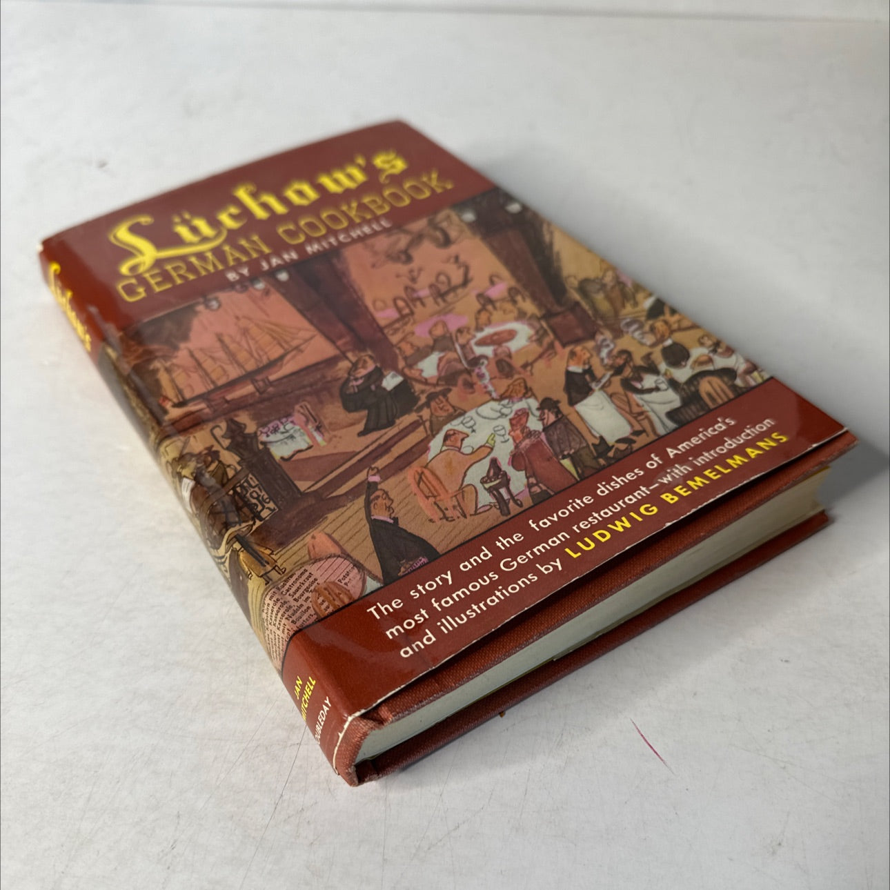 lüchow's german cookbook book, by jan mitchell, 1964 Hardcover image 4