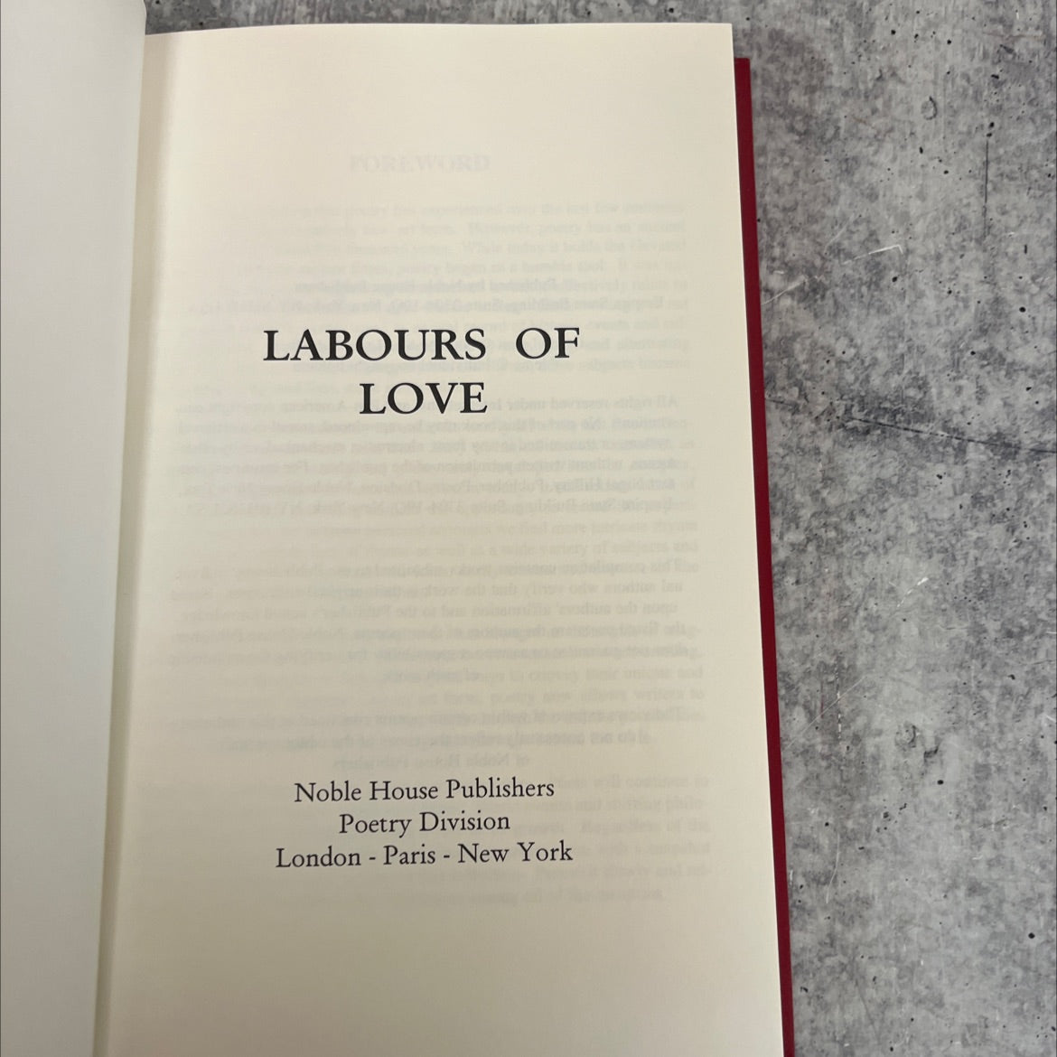 labours of love book, by unknown, 2005 Hardcover image 2