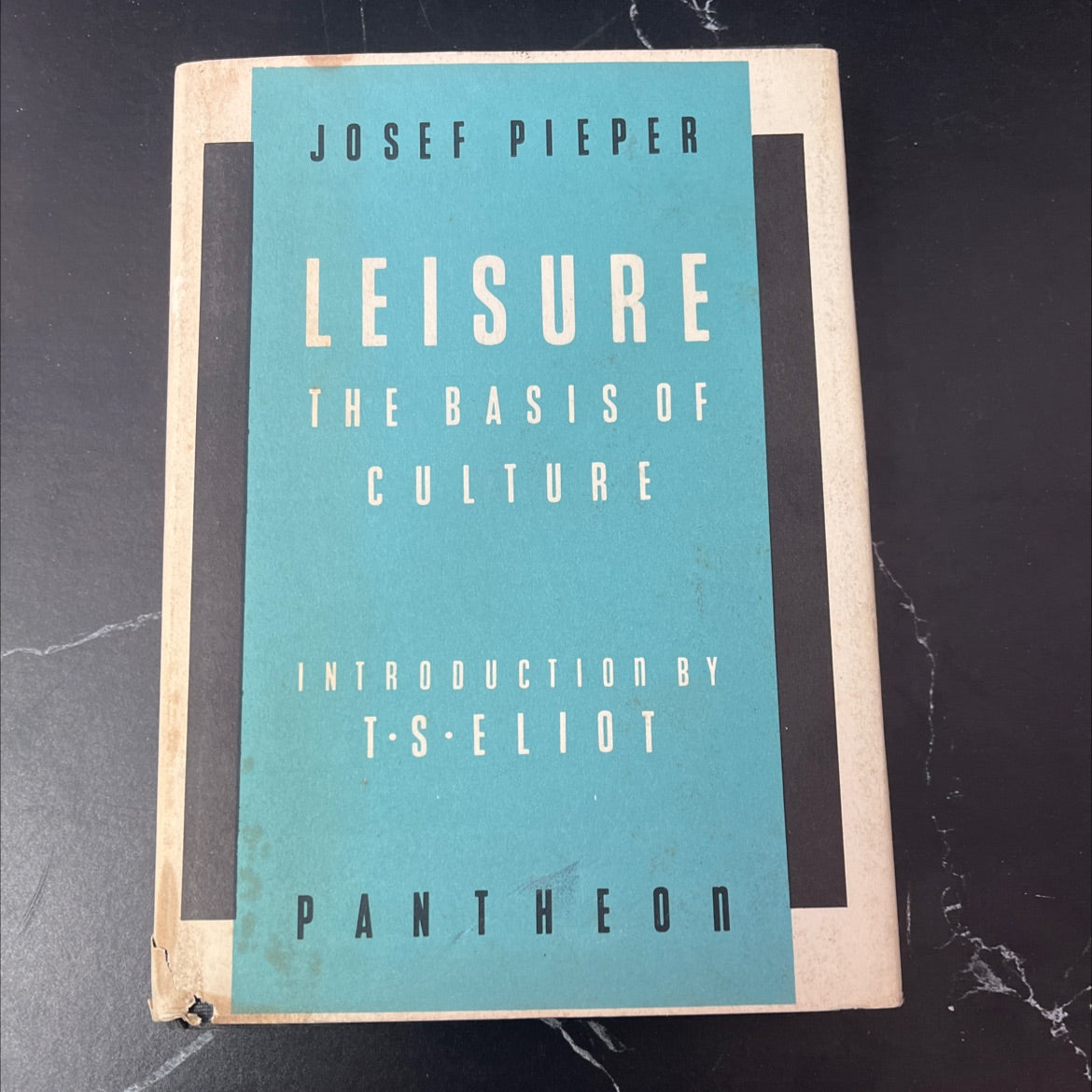 leisure the basis of culture book, by josef pieper, 1961 Hardcover, Vintage image 1