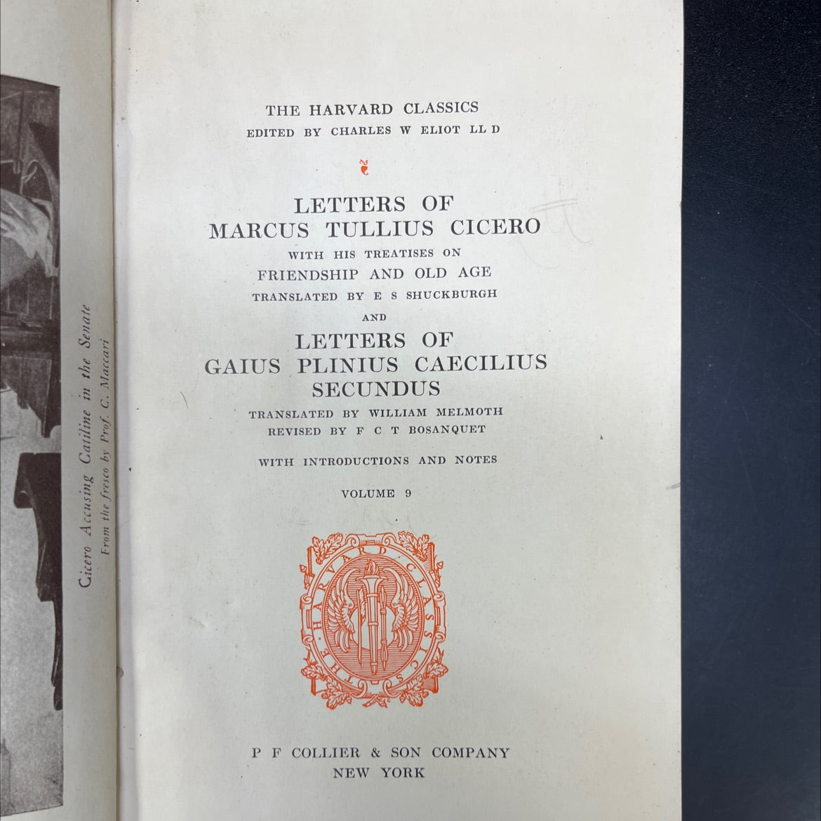 letters of marcus tullius cicero with his treatises on friendship and old age book, by marcus tullius cicero, 1909 image 2