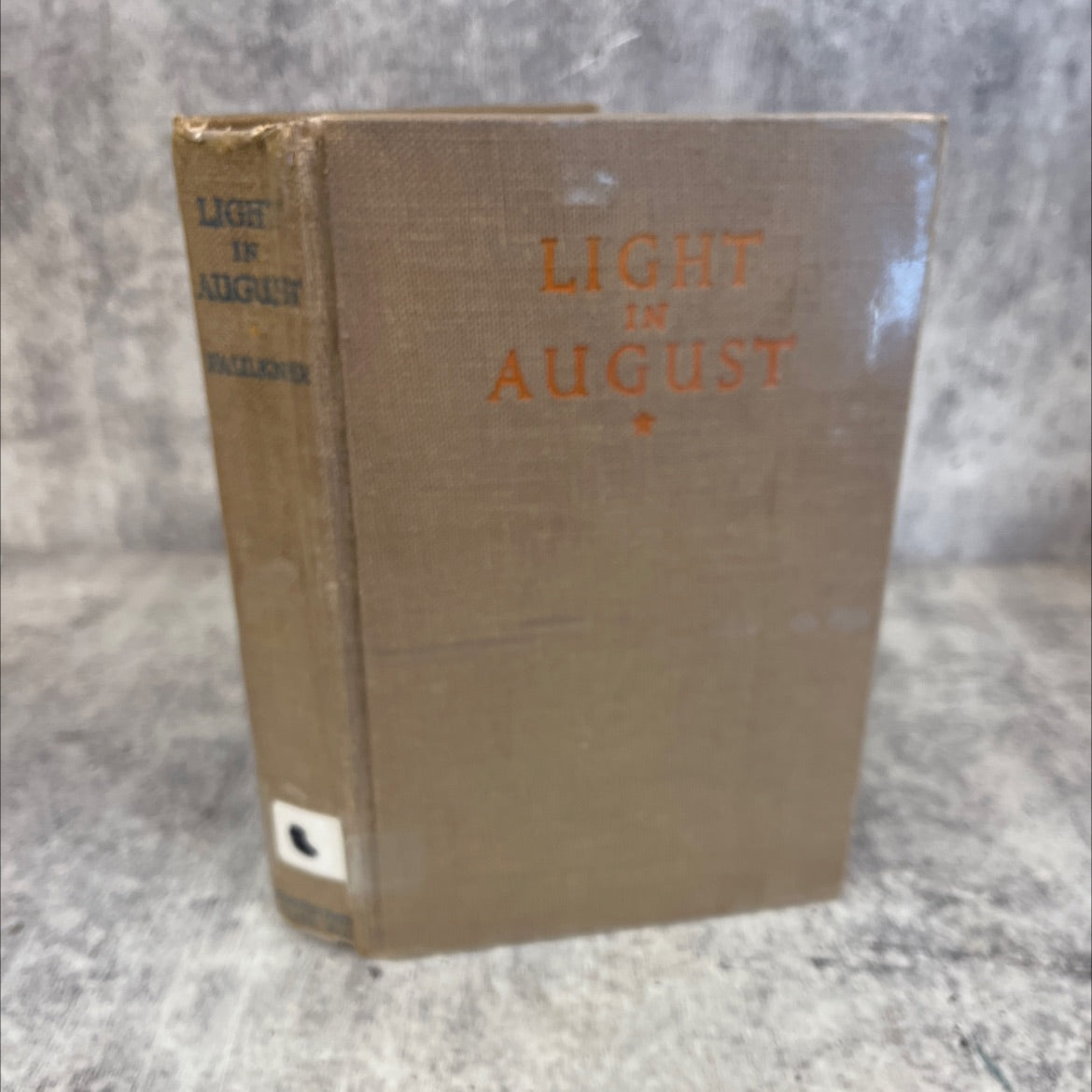 light in august book, by william faulkner, 1932 Hardcover, First Edition, Rare, Vintage image 1