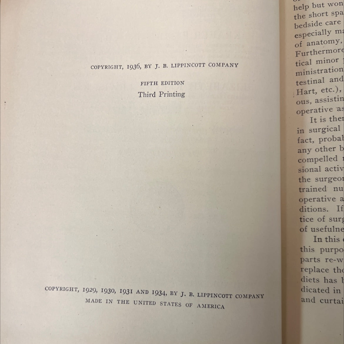 lippincott's nursing manuals surgical nursing book, by e. l. eliason, john rhea barton, l. kraeer ferguson, elizabeth image 3