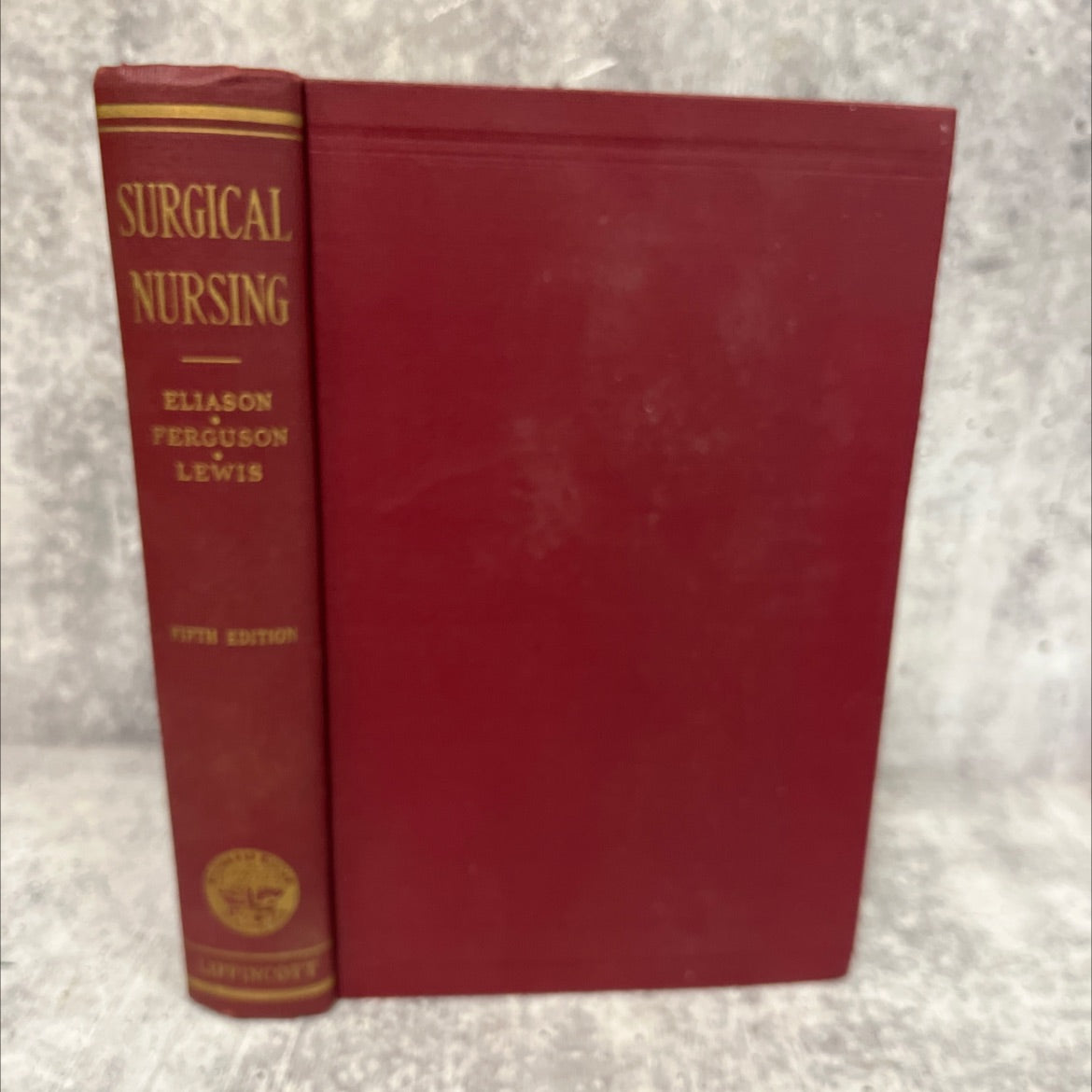 lippincott's nursing manuals surgical nursing book, by e. l. eliason, john rhea barton, l. kraeer ferguson, elizabeth image 1