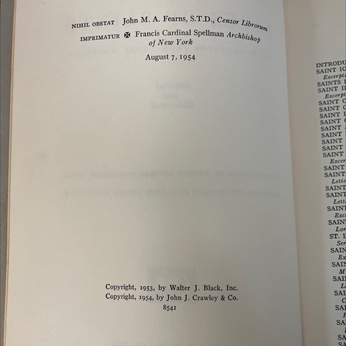 lives of saints with excerpts from their writings selected and illustrated book, by father thomas plassmann, o.f.m., image 3