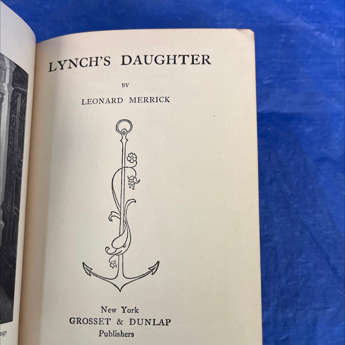 lynch's daughter book, by leonard merrick, 1908 Hardcover image 2